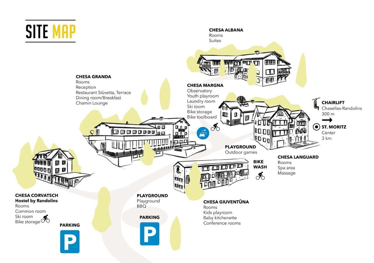 Randolins Familienresort St. Moritz Exterior photo